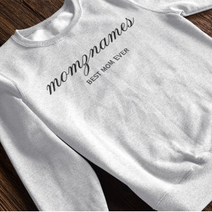 Personlig Best Mamma någonsin Calligraphy Namn T Shirt