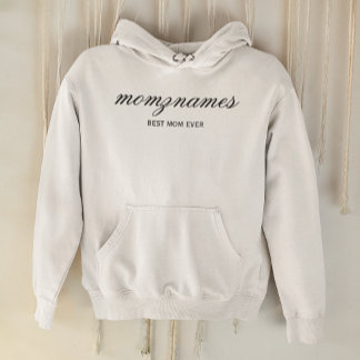 Personlig Best Mamma någonsin Calligraphy Namn T Shirt