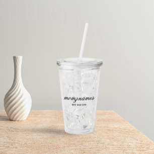 Personlig Best Mamma någonsin Calligraphy Namn Take Away Mugg