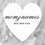 Personlig Best Mamma någonsin Calligraphy Namn Underlägg Papper<br><div class="desc">Fira det speciella mammor i ditt liv med vår Personlig Best Mamma någonsin Calligraphy Namn, perfekt för Mors dag, födelsedagar eller tillfälle för att visa kärlek. Den här eleganten och anpassadet är idealisk för alla mammor - oavsett om de är världens bästa mamma någonsin, hund, mamma, katt mamma eller bonus...</div>