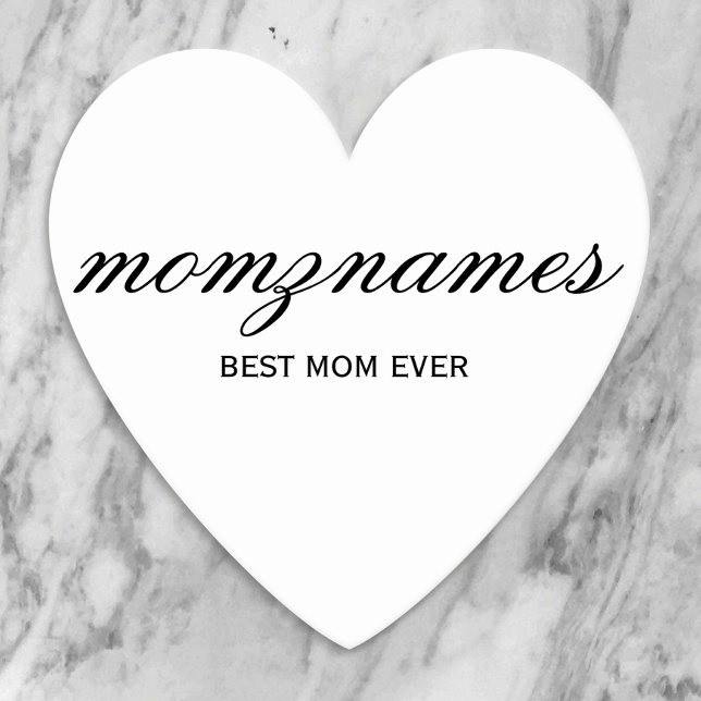 Personlig Best Mamma någonsin Calligraphy Namn Underlägg Papper (Skapare uppladdad)