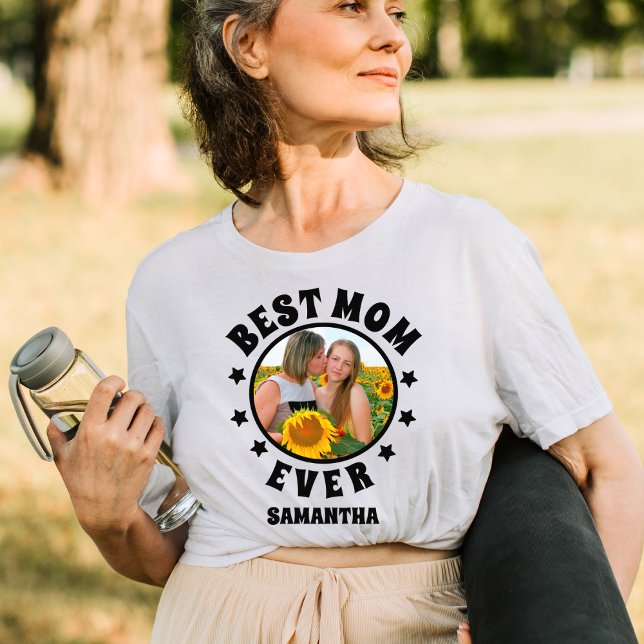 Personlig Best Mamma någonsin Photo Mors dag T Shirt (Skapare uppladdad)