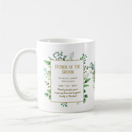 Personlig Best Man Far från Groom Groomsman Kaffemugg