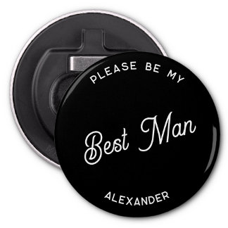 Personlig Best Man Frieri Flasköppnare