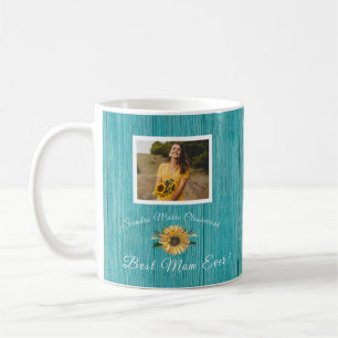 Personlig Best Mor Mamma Solrosolja Kaffemugg