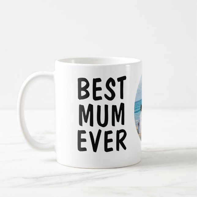 Personlig Best Morsa någonsin Mugg med foto (Vänster)