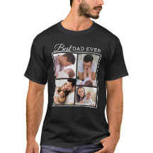 Personlig Best Pappa någonsin 4 Photo Collage Blac