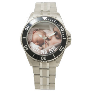 Personlig Best Pappa någonsin, foto Armbandsur