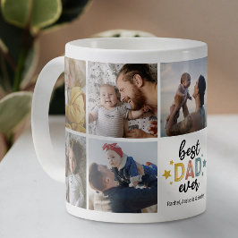 Personlig Best Pappa någonsin Fotokaffe Mugg