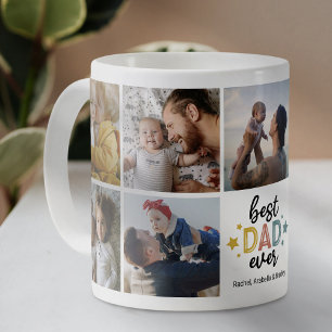Personlig Best Pappa någonsin Fotokaffe Mugg