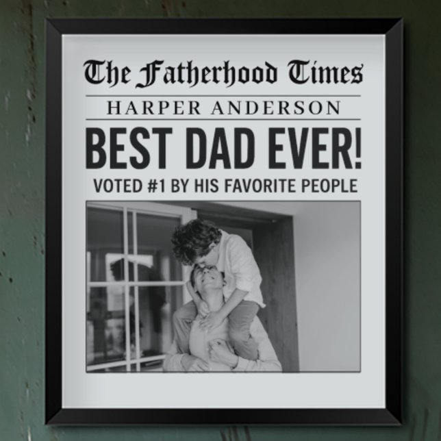 Personlig Best Pappa någonsin, nyhetsfoto Poster (Skapare uppladdad)