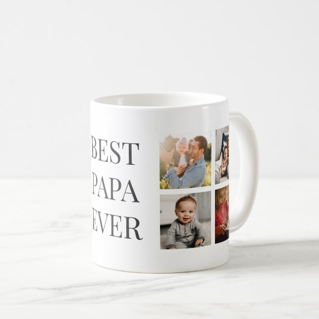 Personlig Best Pappa någonsin Photo Mugg (Framsida höger)