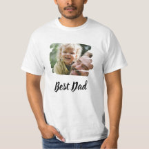 Personlig Best pappa T-shirt