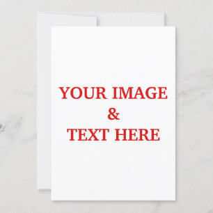 Personlig Beställning Av Din Egen Foto Inbjudningar
