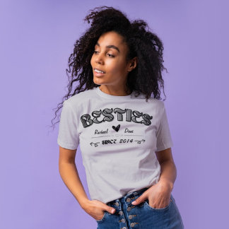Personlig Bestie Vänskap T Shirt