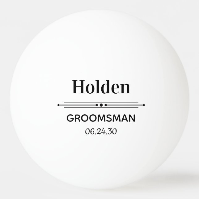 Personlig bestman pingisboll (Framsidan)