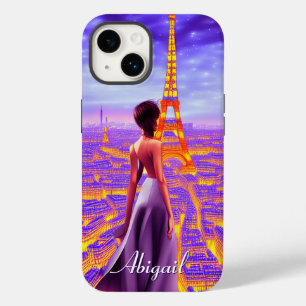 Personlig Bevackra Girl Eiffel Torn Paris