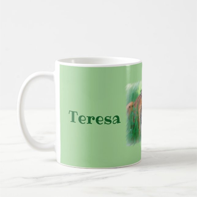 Personlig bevakad tigger mugg (Vänster)