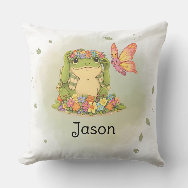 Personlig BG 1 Petal fjärilen Kudde (Framsida)