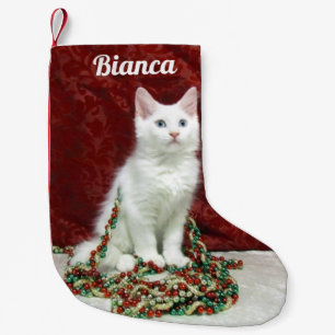 Personlig - Biancas julklapp (katt) Liten Julstrumpa