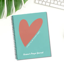 Personlig Bible Verse Journal, Heart Christian