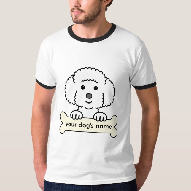 Personlig Bichon Frise Tröja (Framsida)