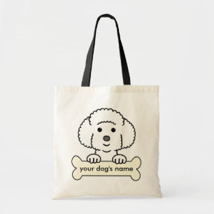 Personlig Bichon Frise Tygkasse