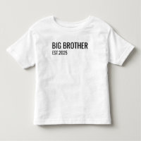 Personlig Big Brother T-shirt, Bror Tillkännage