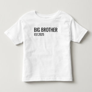 Personlig Big Brother T-shirt, Bror Tillkännage T Shirt