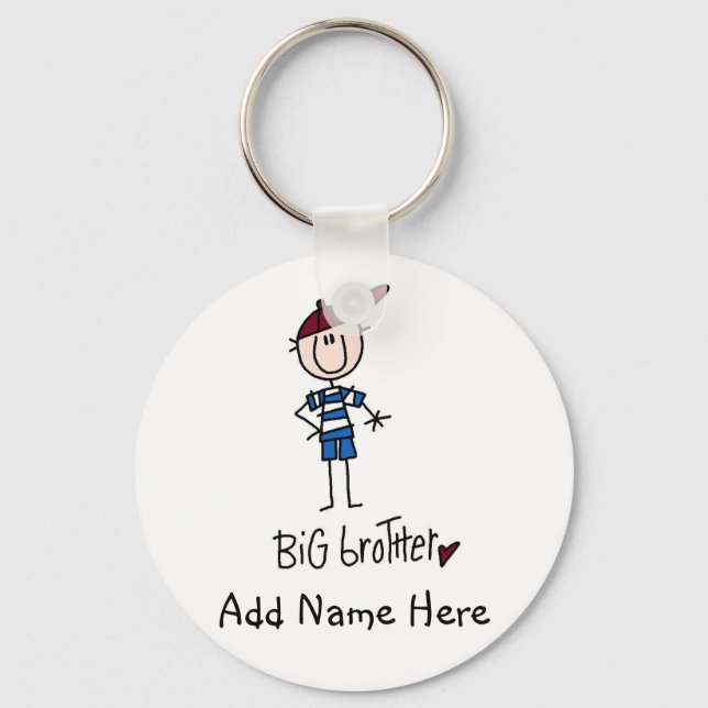 Personlig Big Brother Tshirts och Gifts Nyckelring (Framsida)
