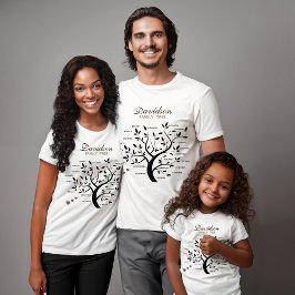Personlig Big Family Träd (20 namn) T Shirt