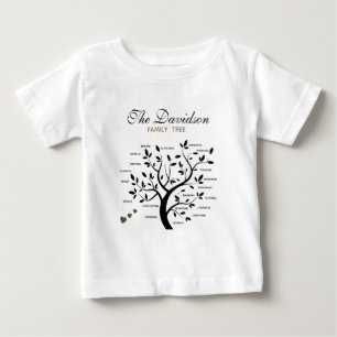 Personlig Big Family Träd (20 namn) T Shirt