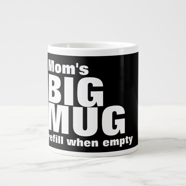 Personlig Big Mugg med Namn och text Jumbo Mugg (Framsidan)