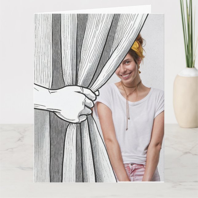 Personlig Big Photo Card Kort (Framsida)