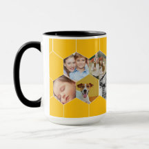 Personlig bikakefamilj och husdjur Foto Mugg