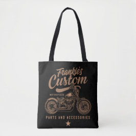 Personlig Biker Anpassningsbar Bobber Motorcle Gar Tygkasse