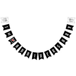 Personlig Biker: Årsdag för par Bröllop Vimplar