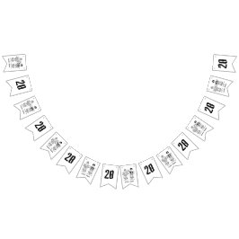 Personlig Biker: Årsdag för par Bröllop Vimplar