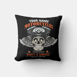 Personlig Biker för motorcykel med skal Kudde