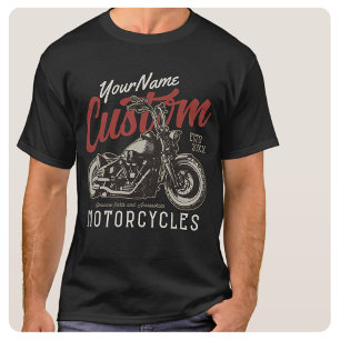 Personlig Biker för motorcykelns  för stöldgods T Shirt