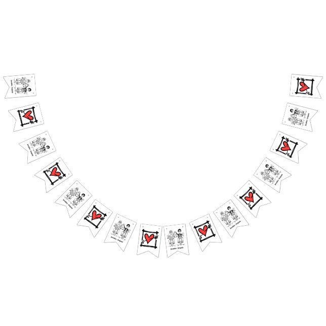 Personlig Biker par Bröllop Vimplar (Alla)