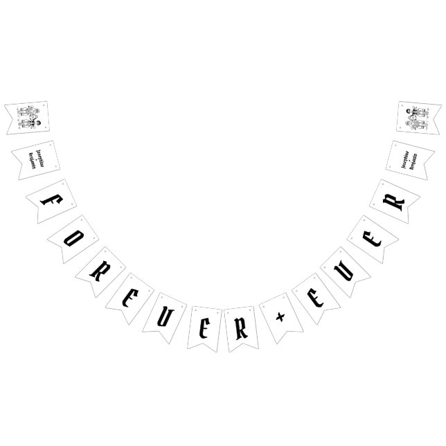 Personlig Biker par Bröllop Vimplar (Alla)