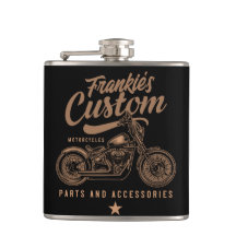 Personlig Bikers Anpassad Bobber Motorcykel Garage