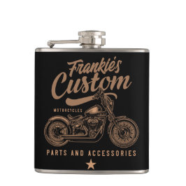Personlig Bikers Anpassad Bobber Motorcykel Garage Fickplunta