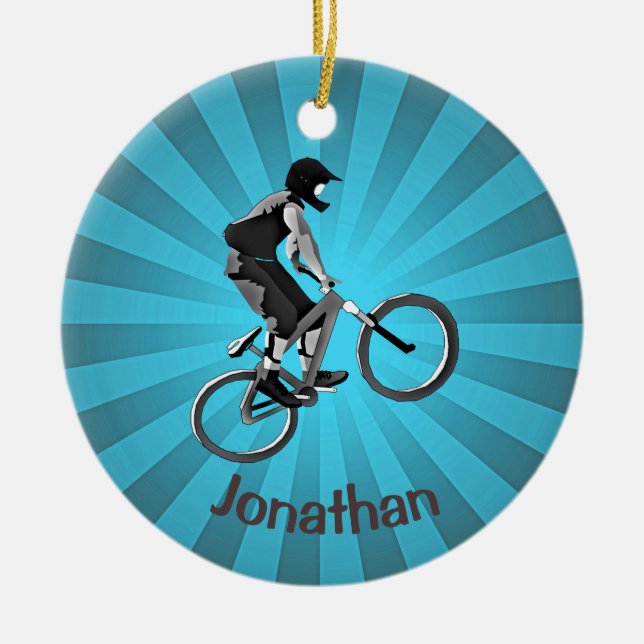 Personlig Biking Ornament (Framsidan)