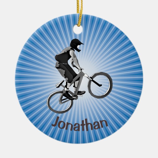 Personlig Biking Ornament (Framsidan)
