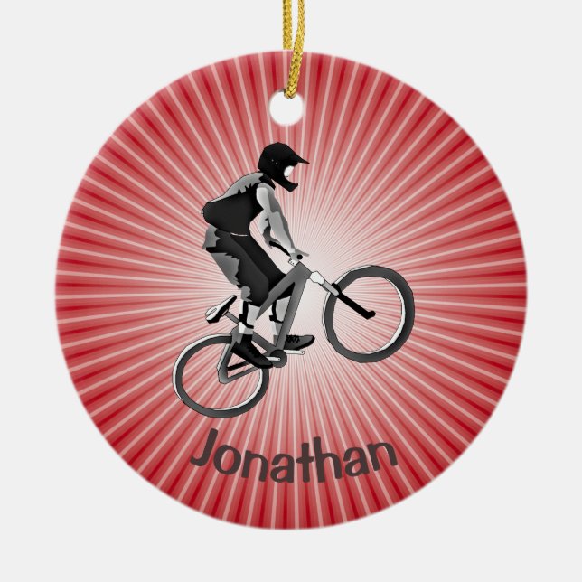 Personlig Biking Ornament (Framsidan)