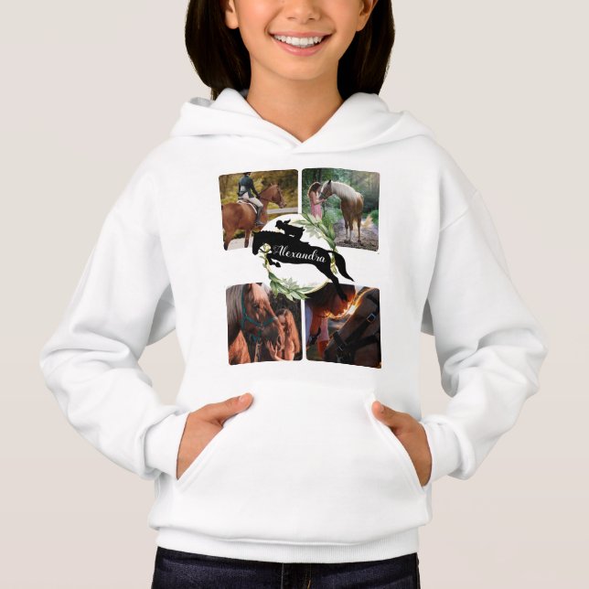 Personlig Bild av Equestrian Horse Riding T Shirt (Framsida)