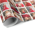 Personlig Bild Collage 9 Photo Presentpapper<br><div class="desc">Modern omslagning av foton papper med en enkel design som innehåller en fotokollage av 9 av bilder:s favorit. Square bilder fungerar bäst. Den här helgdag som är papper i personligen kommer säkert att göra julklapparna mer personliga och festliga.</div>