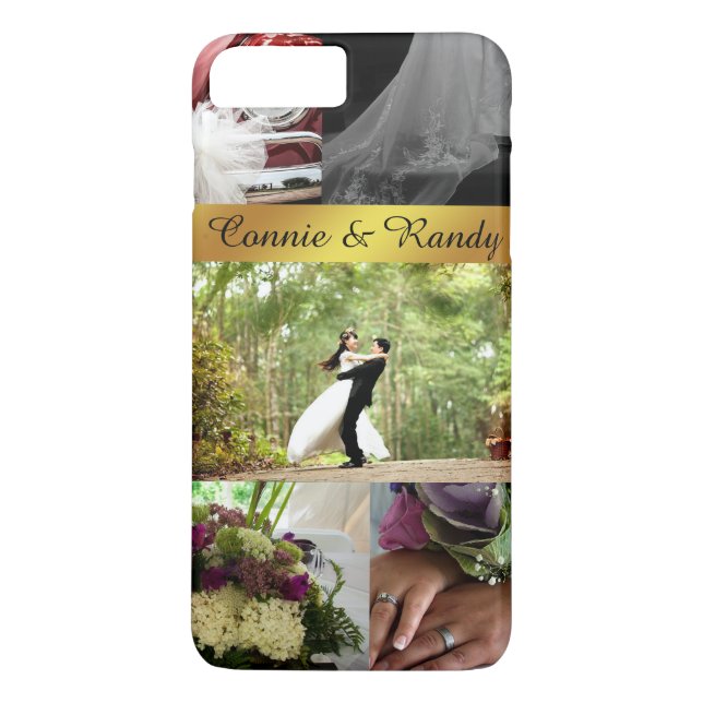 Personlig Bild Collage iphone case Case-Mate iPhone Skal (Baksida)